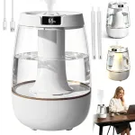 Oro drėkintuvas 3 l, USB, tylus, 20 dB, dvigubas naktinis režimas, reguliuojama drėgmė