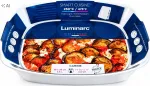 Stačiakampis kepimo indas Luminarc Smart Cuisine Brittany 38x28 cm, 3,6 l, baltas