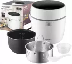 Ryžių viryklė Sencor SRM 0670WH, 0,6 l, 8 funkcijos, 350 W, balta