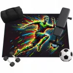Vaiki&scaron;kas kilimas &bdquo;Football&ldquo;, 120x170 cm, berniuko kambariui