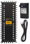 Palydovinis multiswitch Televes 719506, 5 įėjimai, 24 i&scaron;ėjimai, su maitinimo bloku 732101
