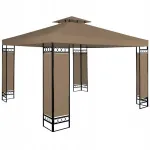 Sodo pavėsinė STEEL STRONG 3x3 m, ruda