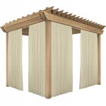 Lauko užuolaida 155x220 cm, atspari vandeniui, tinka pavėsinei ir terasai