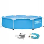 Vaikų baseinas INTEX 244x51 cm, apvalus, rėminis, 5 dalių rinkinys