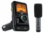 Bluetooth siųstuvas LTC LXTR225 su mikrofonu, AUX ir USB automobiliui ar autobusui