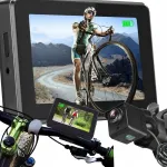 Dviračio galinio vaizdo kamera su 1080P HD ekranu ir naktiniu matymu