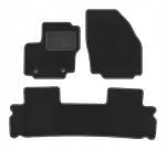 Kilimų komplektas Ford Galaxy MK2 2006&ndash;2012, 3 vnt., LUX veliūras, grafito spalvos