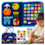 Montessori sensorinė lavinamoji lenta &ndash; lagaminėlis