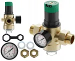 Vandens slėgio reduktorius su filtru, manometru, 1", USTM