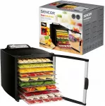 Maisto džiovyklė Sencor SFD 7000BK, 800 W, vaisiams ir grybams