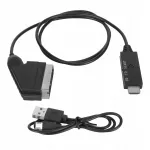 HDMI į SCART keitiklio kabelis televizoriui, VHS, VCR, DVD