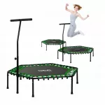 Treniruoklių batutas su &scaron;e&scaron;iakampe rankena, žalias, 100 kg
