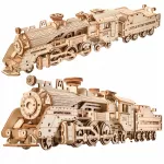 Medinis 3D garvežio modelis &ndash; faneros dėlionė