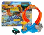 Žaislinė HOT WHEELS Monster Truck rinkinys su ryklio trasos kilpa ir automobiliu