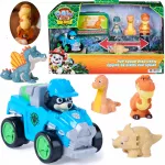 Žaislinė transporto priemonė su Rex i&scaron; &bdquo;Psi Patrol&ldquo;, 4 dinozaurų figūrėlės