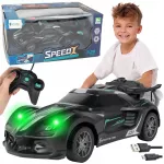 Nuotolinio valdymo automobilių RC su LED ap&scaron;vietimu ir rūko funkcija