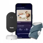 Vaiki&scaron;ka stebėjimo sistema Owlet Dream Duo: kamera ir pulso oksimetras, mėlyna