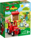 Konstruktorius LEGO Duplo traktorius su gyvūnais 10950