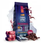 &Scaron;unų maistas Primal Spirit Wilderness, kiauliena ir vi&scaron;tiena, 60% mėsos, 12 kg