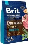 &Scaron;unų maistas BRIT Premium By Nature Sensitive su ėriena, 3 kg