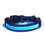 LED &scaron;uns antkaklis su &scaron;viesos diodais, saulės įkrovimas, USB, atspindintis, L dydis