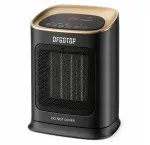 Ventiliatorius DFGOTOP PTC809-18E, 1800 W, juodas su auksine