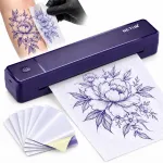 Terminis spausdintuvas NETUM E80 Bluetooth, 203 DPI, A4 dokumentams ir tatuiruotėms