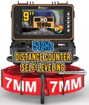 Vaizdo kamera Anysun, savaranki&scaron;kai pasisukanti, 9" IPS ekranas, 512Hz, IP68, DVR