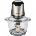 Smulkintuvas RAVEN ER002, 1,2 l, stiklinis, 400 W, 6 a&scaron;menys, tinka indaplovei