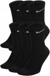 Medvilninės NIKE sportinės kojinės, 6 poros, juodos, 38-42 dydis