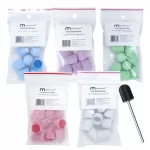 Pedikiūro abrazyvinės kepurėlės MaluLac 13 mm, 50 vnt. su laikikliu