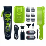 Plaukų kirpimo ma&scaron;inėlė PRO BARBER FADE, rinkinys, juoda