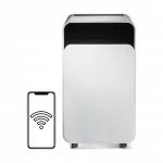 Oro sausintuvas su Wi-Fi, džiovinimo funkcija, 12 l/24 h, Turbo režimas, laikmatis, iki 25 m&sup2;