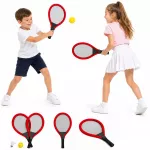 Vaiki&scaron;kos badmintono ir teniso raketės su kamuoliuku ir smiginiu