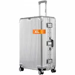 Lagaminas XL 102 l, aliuminis, sidabrinis, Premium