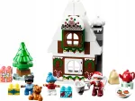 Konstruktorius LEGO DUPLO Kalėdinis imbierinis namelis su Santa, 50 detalių