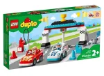 Konstruktorius LEGO Duplo 10947 lenktyniniai automobiliai Pull & Go