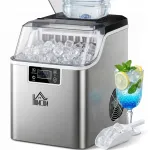 Ledo gaminimo aparatas HOMCOM, 20 kg/24 val., 2,3 l talpos indas, 3,2 l vandens bakelis