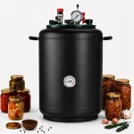 Autoklavas FineSpirit-24, 30 l, juodo plieno, konservavimui