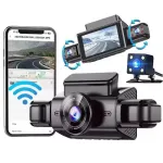 Automobilio vaizdo registratorius, 4 kanalų, 360&deg;, 1080P, WiFi, G-sensorius