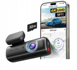 Automobilinė vaizdo kamera REDTIGER F9 Lite, 4K UHD, WiFi, GPS, USB-C, ADAS