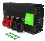 Įtampos keitiklis Green Cell 24V, 3000W/6000W, automobiliams, grynos sinusoidės