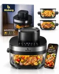 Kar&scaron;to oro gruzdintuvė BLUBERG BB-3104, 1500 W, su 1,4 l ir 3,8 l keičiamais indais, be riebalų