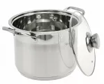 Plieninis puodas Rossner su dangčiu, 10 l