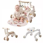 Mokomasis kūdikių kilimėlis su stumdomu dviračiu, žaislas BabyGym Y7