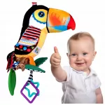 Kramtukas-pakabukas kūdikiams TOUCAN, kontrastinis, BALIBAZOO 81108