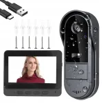 Belaidis vaizdo domofonas su Bluetooth, 4.3" Full HD kamera ir įra&scaron;ymo funkcija