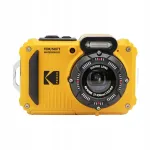 Po vandeniu veikianti skaitmeninė kamera Kodak WPZ2, geltona