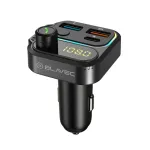 Automobilinis Bluetooth FM siųstuvas ir kroviklis, USB-C PD 36W, 2xUSB-A QC3.0