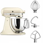 Virtuvinis kombainas KitchenAid Artisan 4,8 l, baltos kreminės spalvos, 5KSM125EAC